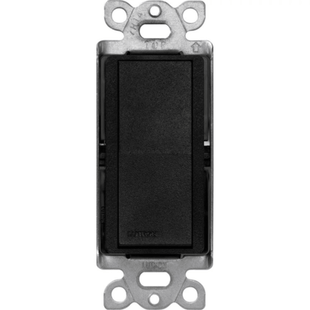 Tomacorriente, receptaculo convencional 120V, 15A, color negro.