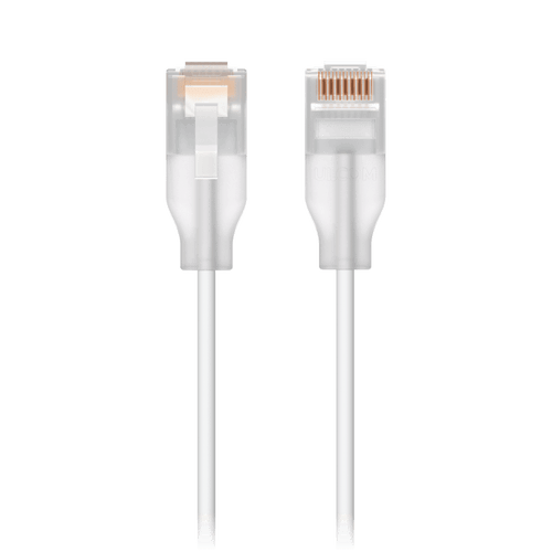 Patchcord UniFi Etherlighting? de 1 Metro (3.28 Pies), hasta 10GbE / Soporta hasta PoE+++ / Conector RJ45 Transparente para Mejores Efectos de Luz con Switches USW PRO MAX