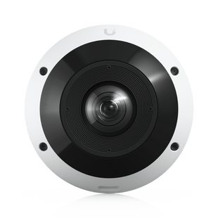UniFi G6 Pro 360 – Cámara Panorámica 12 MP PoE, Resistente a la Intemperie y Antivandálica con Cobertura de 360°, Zoom, Giro e Inclinación Digitales, y Visión Infrarroja Inteligente
