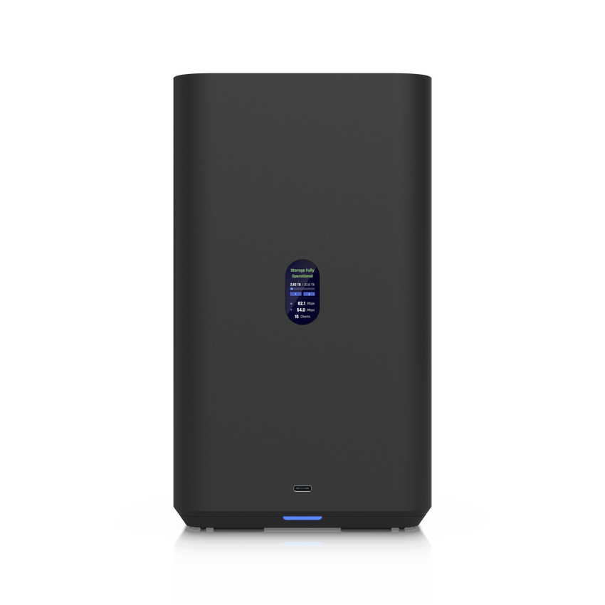 UniFi UNAS-2 – Almacenamiento en Red (NAS) Compacto con 2 Bahías para HDD de 3.5”, Puerto de Red 2.5 GbE, Conectividad USB-C y Adaptador PoE++ Incluido
