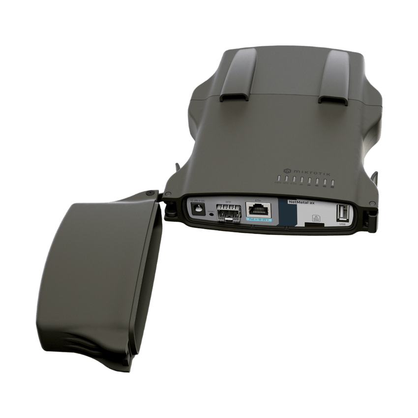 (NetMetal ax) – Radio conectorizado Wi-Fi 6 doble banda, Gigabit y SFP+ 2.5G para exteriores