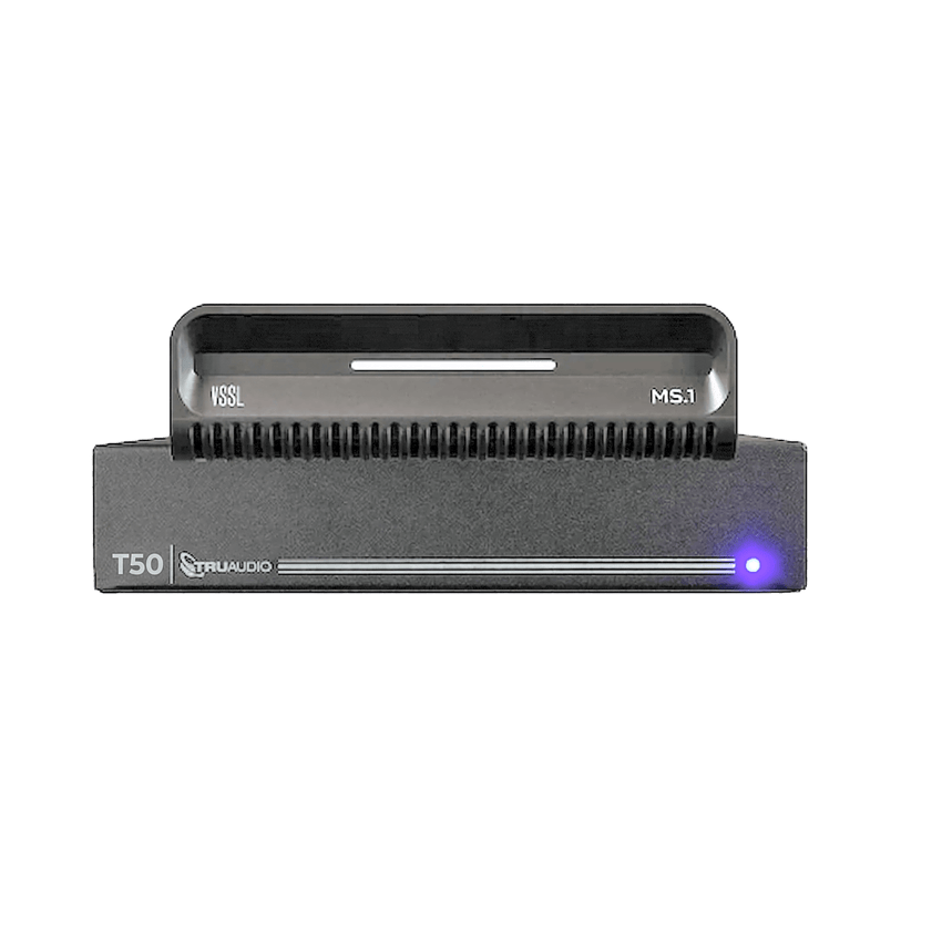 KIT Amplificador T50 y Streamer de Audio Modular MS.1 | PoE + USB-C | HDMI eARC + Óptica + RCA | Bluetooth LE Audio | WiFi | Control4-Crestron-Elan-RTI-URC-Savant-Lutron | AirPlay2-GoogleCast-SpotifyConnect