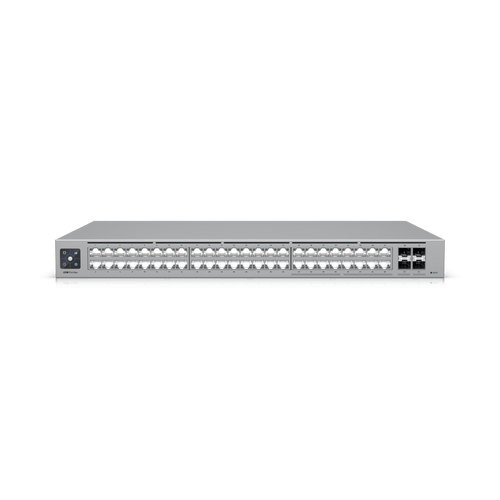UniFi Switch Pro Max 48 – Switch Capa 3 con 48 Puertos (16 × 2.5 GbE y 32 × 1 GbE), 4 Puertos SFP+ 10G y Pantalla Informativa Integrada
