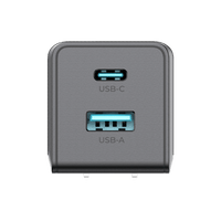 Cargador PRO USB-A / USB-C a C / Tecnolog�a GaN (Nitruro de Galio / Fast-Charging / Potencia 60W / Velocidad Transferencia 480 Mbps / Material Silicona No T�xica / Conector Aluminio Anodizado