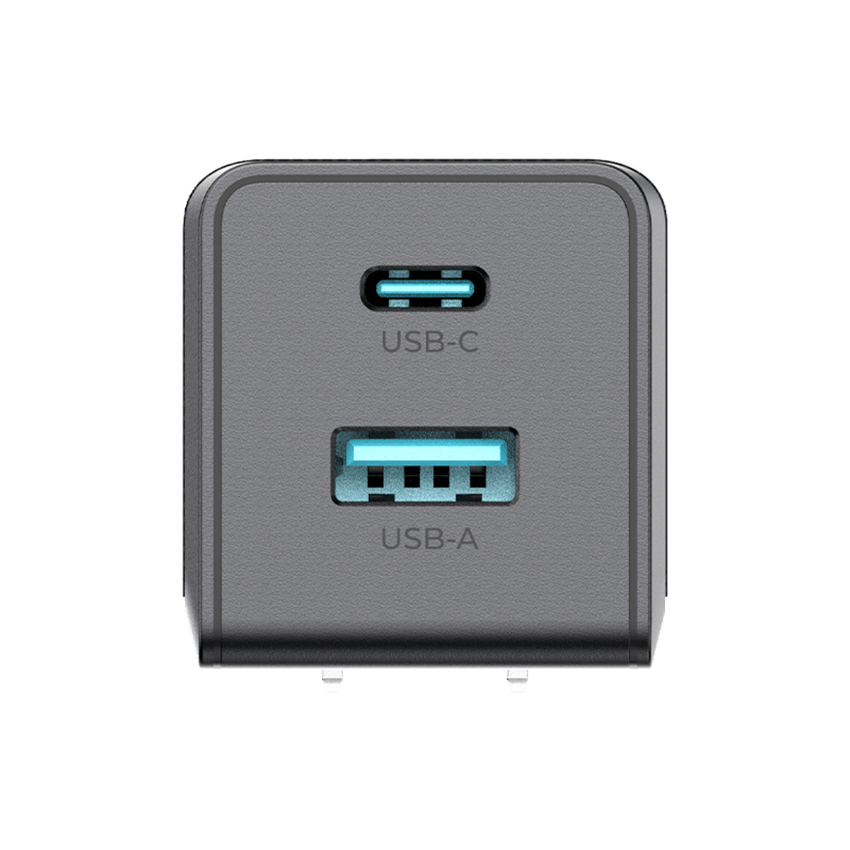 Cargador PRO USB-A / USB-C a C / Tecnolog�a GaN (Nitruro de Galio / Fast-Charging / Potencia 60W / Velocidad Transferencia 480 Mbps / Material Silicona No T�xica / Conector Aluminio Anodizado