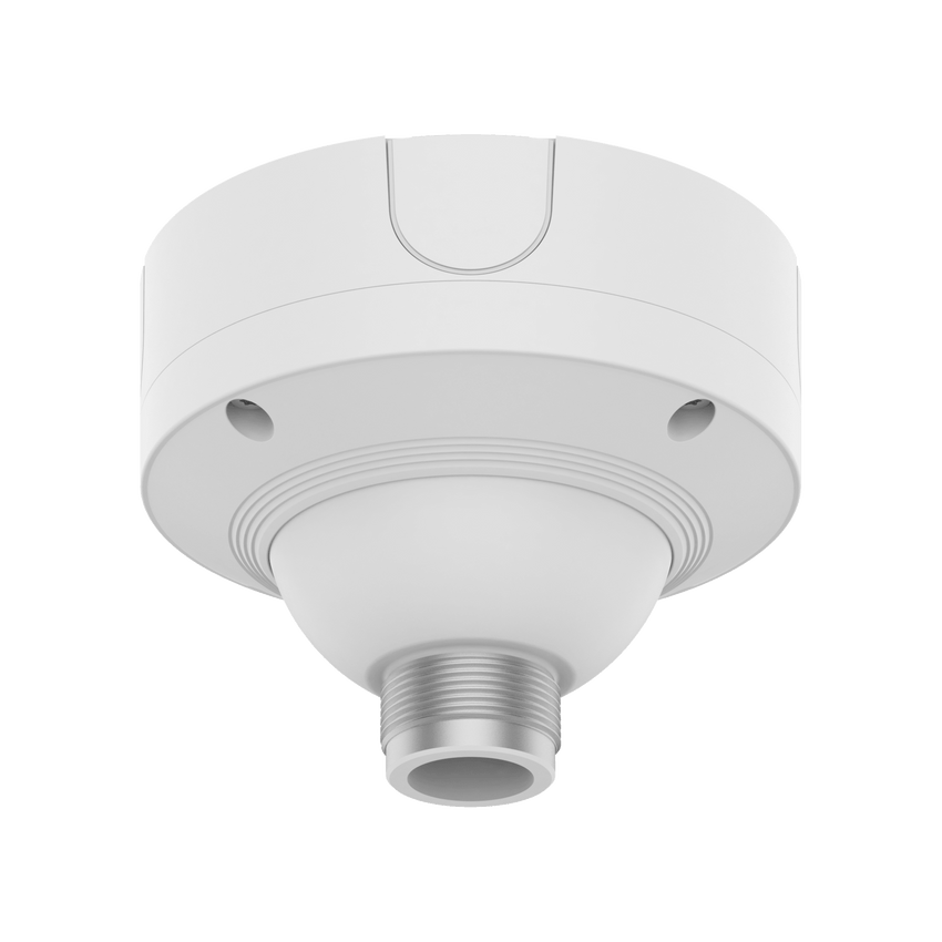 Montura Techo Base Giratoria SBP-180CMS / Aluminio Blanco RAL9003 / Diámetro 130 mm / Peso 970 g / Agujero Conduit 19.1 mm / Certificaciones FCC UL CE EAC