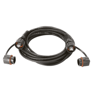 Patch Cord Cat6A IndustrialNet, UTP, Con Plug Industrial y Tapa en Cada Extremo, 1 Metro (3.28 Pies)
