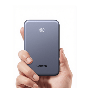 Power bank Ultradelgado  10000mAh / 20W Máximo / Puerto USB-C PD3.0 PPS / Puerto USB-A 22.5W / Batería Polímero de Litio / Pantalla Digital / Carga Rápida 3 Horas / Protocolos Múltiples / Protección