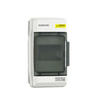 Gabinete Plástico para Exterior IP65 para Riel Din 4 Espacios.