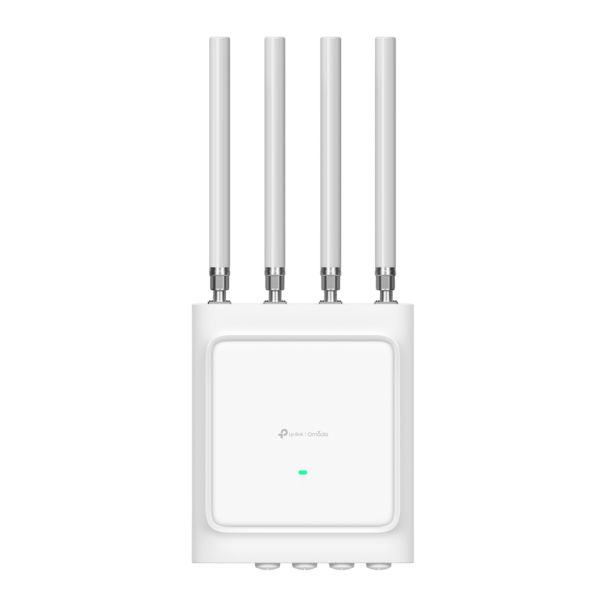 Access Point Wi-Fi 6 Exterior AX3600 / 3.6 Gbps Velocidad Total / 4x4 MU-MIMO / IP68 / Protección Rayos 6 kV / Gestión Cloud Omada / -40°C a +70°C / Alta Densidad de Usuarios
