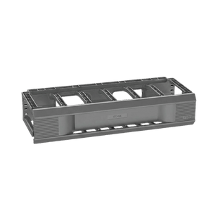 Organizador de Cables Horizontal CableTek, Sencillo (Solo Frontal), Para Rack de 19in, 2 UR