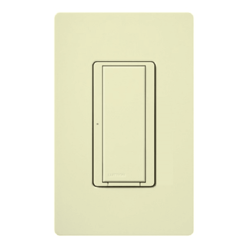 (RadioRA2) Switch on/off  RRD-8S-DV-WH de doble voltaje, un solo polo 120V/, 8A/, 1/10HP 3A en motores, apaga y enciende iluminación ó motor, NO requiere cable neutro.