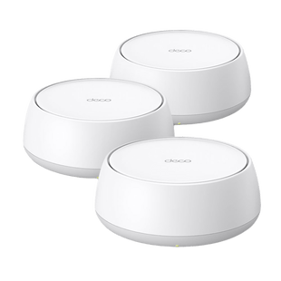 Kit Routers Inalámbricos MESH Interior para Hogar / Doble Banda Wi-Fi 7 BE3600 Mbps / 2 Puerto 1 Gigabit WAN/LAN / 4 Antenas Internas / Operación Multi-Link MLO / Administración Mediante la App Deco (iOS, Android) / HomeShield