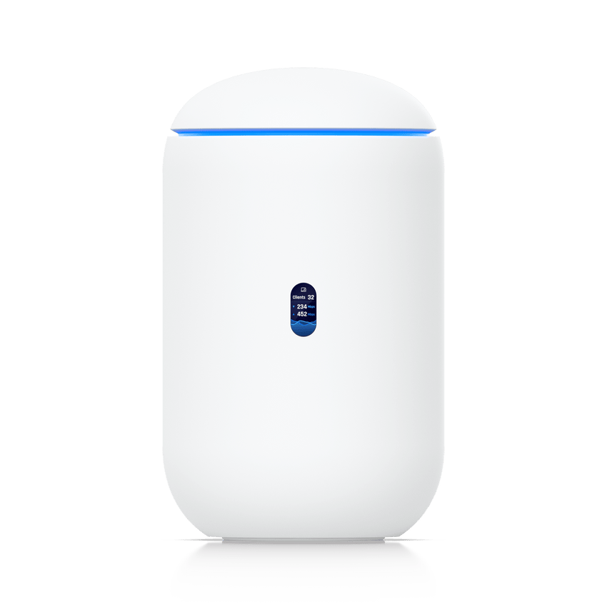 Dream Router 7 Cloud Gateway de 10G de Escritorio con WiFi 7 Integrado, Switch de 4 Puertos, Almacenamiento microSD y Compatibilidad Total con Full Stack UniFi