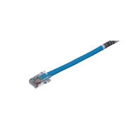 Cable de Parcheo TX5, UTP Cat5e, 24 AWG, CM, Color Azul, 0.3 Metros (1 Pie)