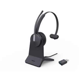 Diadema Inalámbrica WH64 Hybrid Mono de Yealink con Certificación Teams y Busylight Integrado