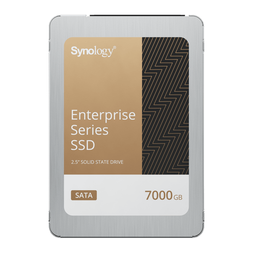 SSD SATA de 2,5" Serie Enterprise | 7000 GB | Alto Rendimiento Estable | Resistencia Empresarial | Protección de Datos Integral | Análisis de Vida Útil | Compatibilidad con Synology DSM | Garantía de 3 Años.