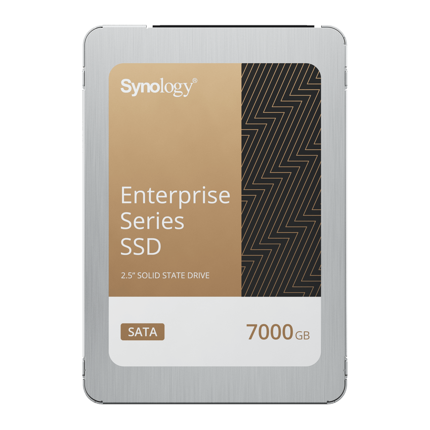 SSD SATA de 2,5" Serie Enterprise | 7000 GB | Alto Rendimiento Estable | Resistencia Empresarial | Protección de Datos Integral | Análisis de Vida Útil | Compatibilidad con Synology DSM | Garantía de 3 Años.