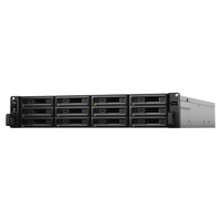 RackStation RS3621xs+ | 12 Bahías | Procesador Intel Xeon D-1541 8 Núcleos | 8 GB DDR4 ECC | Dual 10GbE | Alimentación Redundante | Escalable a 36 Bahías | Garantía 3 Años.