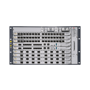 OLT Modular tipo Chasis GPON/XGS-PON Combo, 7 Ranuras de Servicio, Incluye 1 Tarjeta de Servicio de 16 puertos GPON