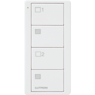 Control remoto PICO inalámbrico con 4 botones  encender/apagar grupo/escenas,  complemente con un atenuador o switch on/off