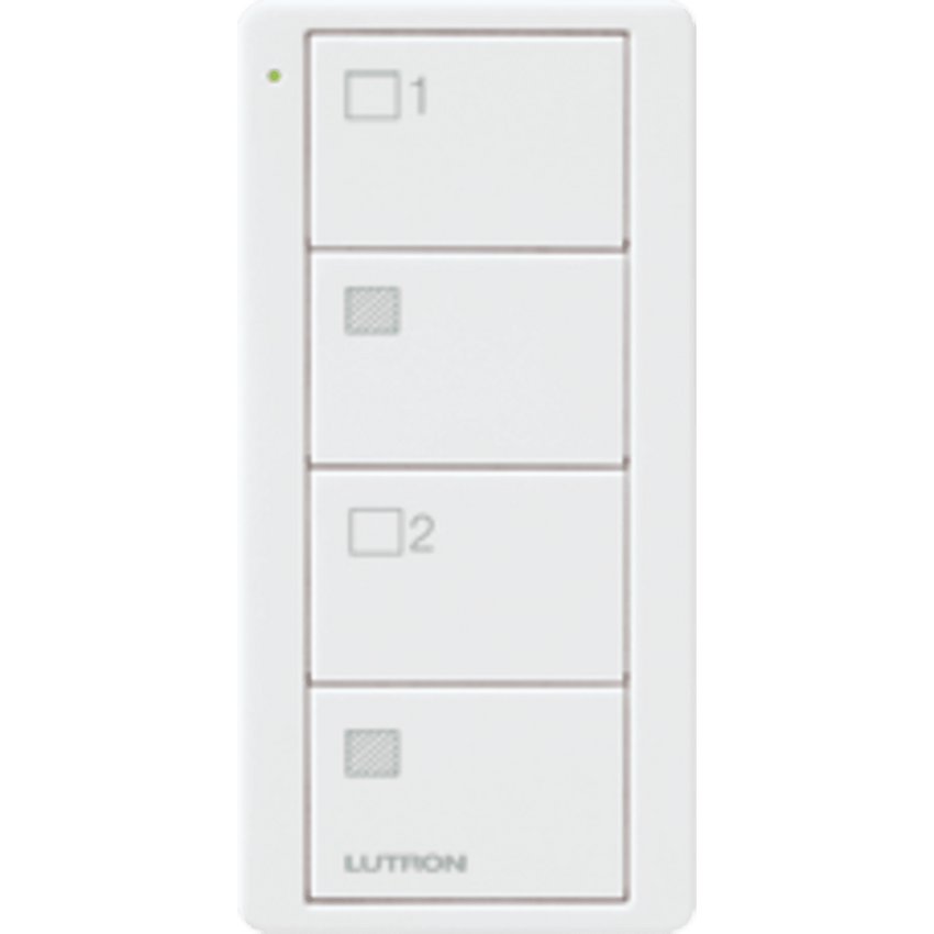 Control remoto PICO inalámbrico con 4 botones  encender/apagar grupo/escenas,  complemente con un atenuador o switch on/off