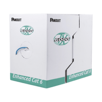 Bobina de Cable UTP 305 m. de Cobre, TX6000™ PanNet, Reelex, Azul, Categoría 6 Mejorado (23 AWG), LSZH (Bajo Humo, Cero Halógenos), de 4 pares