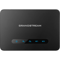 Adaptador de Teléfono Analógico ATA 2 Puertos FXS (Conectar Teléfono Análogo) con Router NAT Gigabit / Compatible SIP / Cifrado AES Reforzado / Calidad de Voz HD / Soporta Fax T.38 / Router NAT Alto Rendimiento