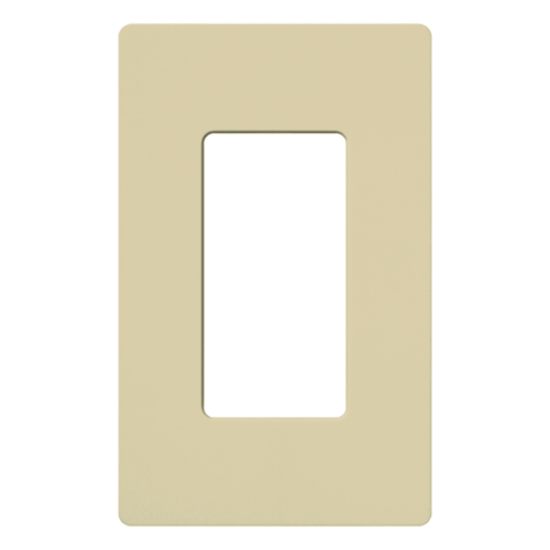 Placa de pared 1 espacio, para atenuador (dimmer), switch ó control remoto inalámbrico LUTRON.