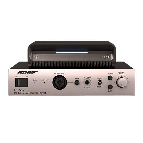 KIT Amplificador IZA190HZ y Streamer de Audio Modular MS.1 | PoE + USB-C | HDMI eARC + Óptica + RCA | Bluetooth LE Audio | WiFi | Control4-Crestron-Elan-RTI-URC-Savant-Lutron | AirPlay2-GoogleCast-SpotifyConnect