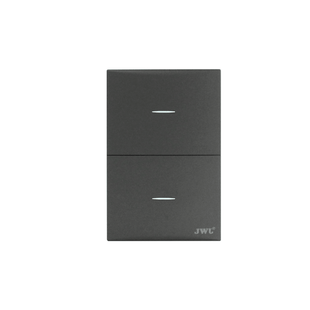 Placa con 2 Interruptores Sencillos  10 A 127 V  60 Hz.