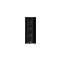 Altavoz De Arreglo Lineal Tipo Torre, 187°H/45°V, Con 4 Bocinas Alta Fidelidad, Ideal Para Entornos Reverberantes, Consumo 40W, Color Negro, Certificado UL 1480, Serie LineWave