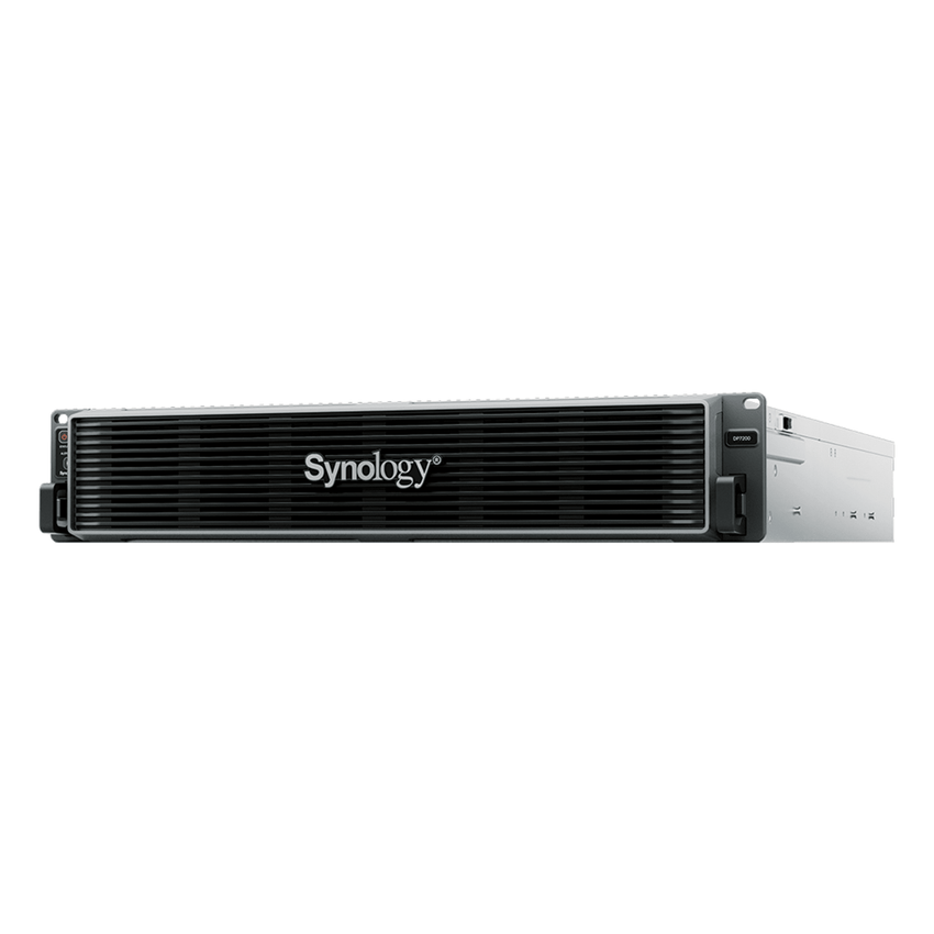 Dispositivo de Protección de Datos Synology ActiveProtect DP7200 | 2U Rack | AMD EPYC 7272 12 Núcleos | 32 GB RAM (Max 512 GB) | 10 HDD 12 TB RAID 6 + 1 Spare | 2 SSD 1920 GB RAID 1 | 2 Puertos 10 GbE | Protección Ransomware.