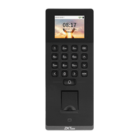 Terminal Biométrico F34 Lite / Huella Digital / Tarjeta RFID / Contraseña / 2.4" Pantalla Color / 10,000 Huellas / 10,000 Tarjetas / Protocolos BEST-PUSH / Ethernet-WiFi / Control de Acceso-Asistencia