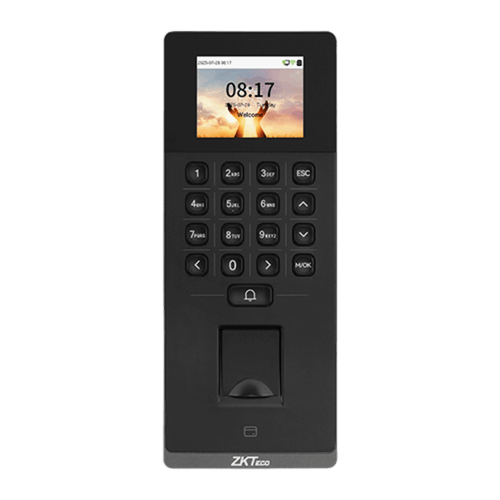Terminal Biométrico F34 Lite / Huella Digital / Tarjeta RFID / Contraseña / 2.4" Pantalla Color / 10,000 Huellas / 10,000 Tarjetas / Protocolos BEST-PUSH / Ethernet-WiFi / Control de Acceso-Asistencia