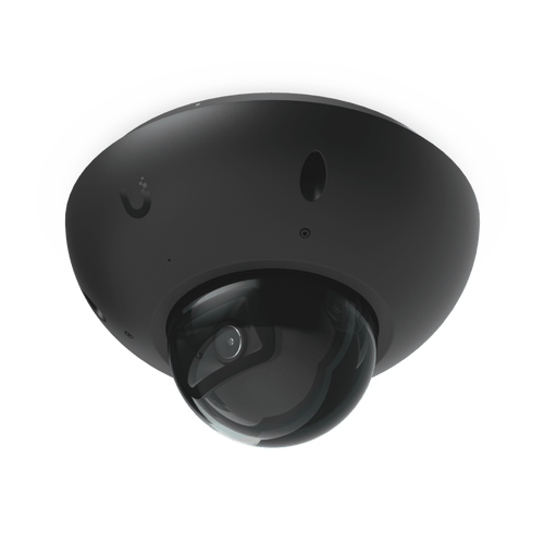 UniFi G6 Dome – Cámara 4K Antivandálica y Todo Clima con Sensor de 8 MP (1/1.8”), Motor de IA Multi-TOPS y Visión Nocturna Infrarroja de Largo Alcance, Color Negro