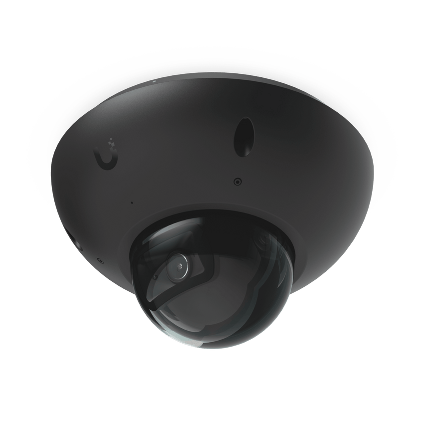 UniFi G6 Dome – Cámara 4K Antivandálica y Todo Clima con Sensor de 8 MP (1/1.8”), Motor de IA Multi-TOPS y Visión Nocturna Infrarroja de Largo Alcance, Color Negro
