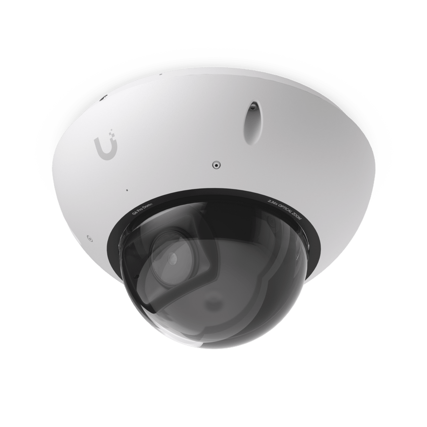 UniFi Protect G6 Pro Dome – Cámara 4K PoE+ Antivandálica y Todo Clima con Motor de IA Multi-TOPS, Zoom Óptico 2.36× y Sensor CMOS 1/1.2 y Visión Noctura IR de Largo Alcance