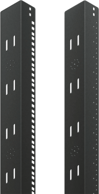 Ángulo de Rack, 19"  Linea SOHO Separación EIA Estándar, Acero Calibre 14/12, Orificios Roscados 10-32, Compatible Gabinetes 700x600mm