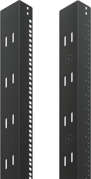 Ángulo de Rack, 19"  Linea SOHO Separación EIA Estándar, Acero Calibre 14/12, Orificios Roscados 10-32, Compatible Gabinetes 700x600mm