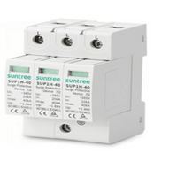 Supresor de Picos Transitorios de Voltaje, Diseñado Para Sistemas Fotovoltaicos, Uso en Corriente Alterna 220 Vca ,3 Polos.