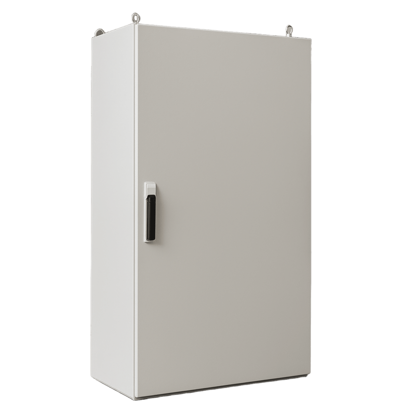 Gabinete de Acero IP55  (800 x 1600 x 400 mm) con Placa Trasera Interior Metálica