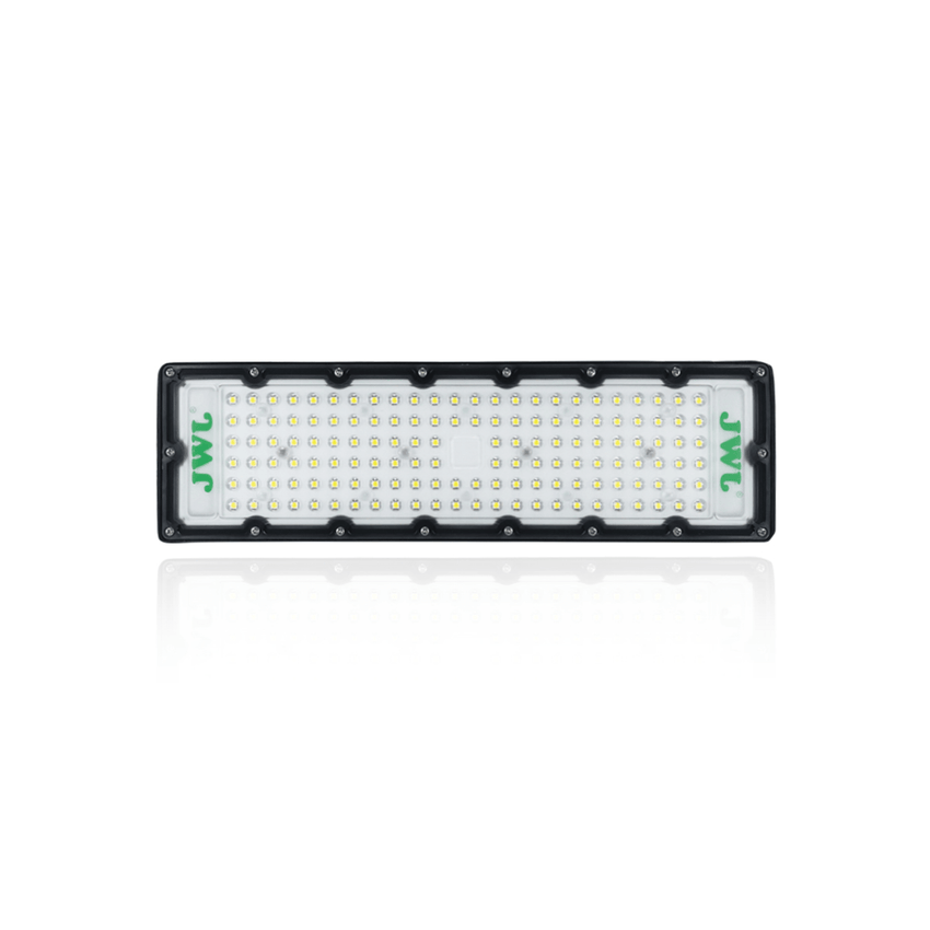Reflector LED 100 W /350 x 100 mm / 85 - 265 Vca~ 50/60Hz / TCC 6 500 K / Uso en exterior.
