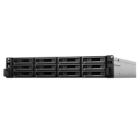 Unidad de Expansión Synology RX1217/RX1217RP | 12 Bahías de Disco | Compatible con SATA 3.5” y 2.5” | Expansión de Volumen en Línea | Fuentes de Alimentación Redundantes (RX1217RP) | Administración con