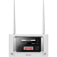 (HikFire) Panel Inalámbrico de Detección de Incendio (Gateway LoRa) / Pantalla LCD Táctil / Comunicación hasta 2 km / Gestión de 128 Dispositivos / Encriptación AES128 / Integración a HikCentral Professiona