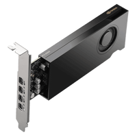Tarjeta Gráfica Profesional NVIDIA RTX 2000 Ada Generation / 16 GB GDDR6 ECC / 2.816 CUDA Cores / 22 RT Cores / 88 Tensor Cores / PCIe 4.0 x8 / 70W TDP / 4x Mini DisplayPort 1.4a / AV1 Encode-Decode