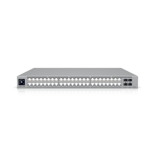 UniFi Switch USW-Pro-XG-48-PoE / Capa 3 / 48 puertos PoE+++ (32 × 10 GbE, 16 × 2,5 GbE) + 4 puertos SFP28 25 G / 1080 W PoE total