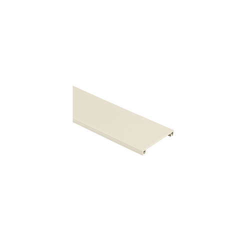 Cubierta para canaleta T-70, de PVC rígido, 70.1 x 9.1 x 1800 mm, Color Blanco Mate