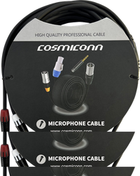 Cable 3.5mm a 2 RCA, conectores negros, con diferenciador de blanco y rojo en RCA MT380-RD - MT380-WH - MTP3C-BG, length 5m