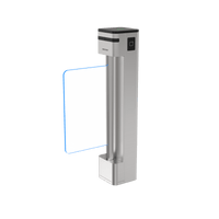 Puerta de Cortesía con Lectores MiFare y Panel Incluidos / Aleta de Acrílico 90 cms INCLUIDA / Motor Brushless / Sensores dToF / Apertura en Caso de Emergencia / 500,000 Tarjetas / Acero Inoxidable SUS304